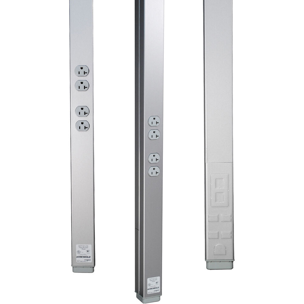 Polos Tele-Power Express Wiremold (Blanco, 10.33') - Dos Receptáculos Preconectados 20A 125V, Cubier 1838653-REG Polos Tele-Power Express Wiremold (Blanco, 10.33') - Dos Receptáculos Preconectados 20A 125V, Cubier 1838653-REG