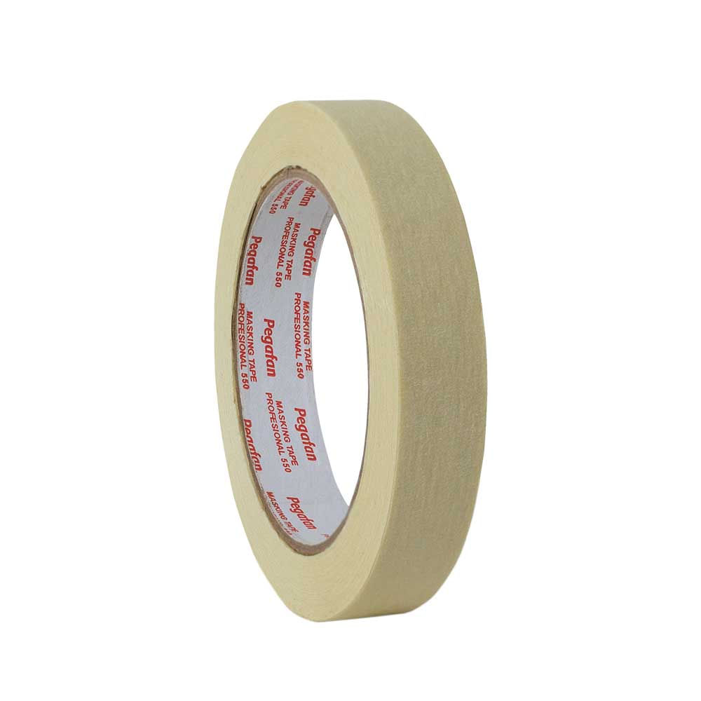 Cinta Masking Tape Profesional 550 Pegafan Blanco 18mmx50m