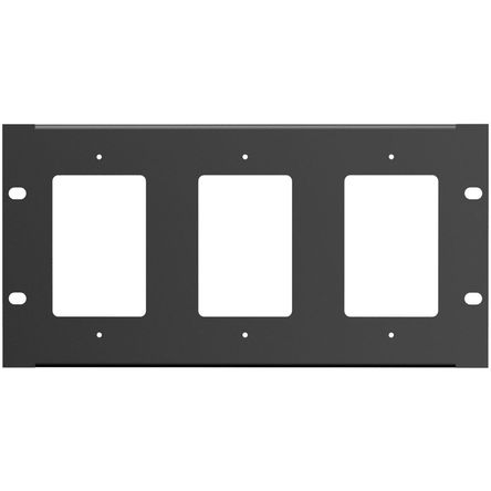 Placa de Montaje en Rack de Media Ancho AtlasIED (Soporta 3 Placas de Pared de Un Solo Gang) 1406627-REG Placa de Montaje en Rack de Media Ancho AtlasIED (Soporta 3 Placas de Pared de Un Solo Gang) 1406627-REG
