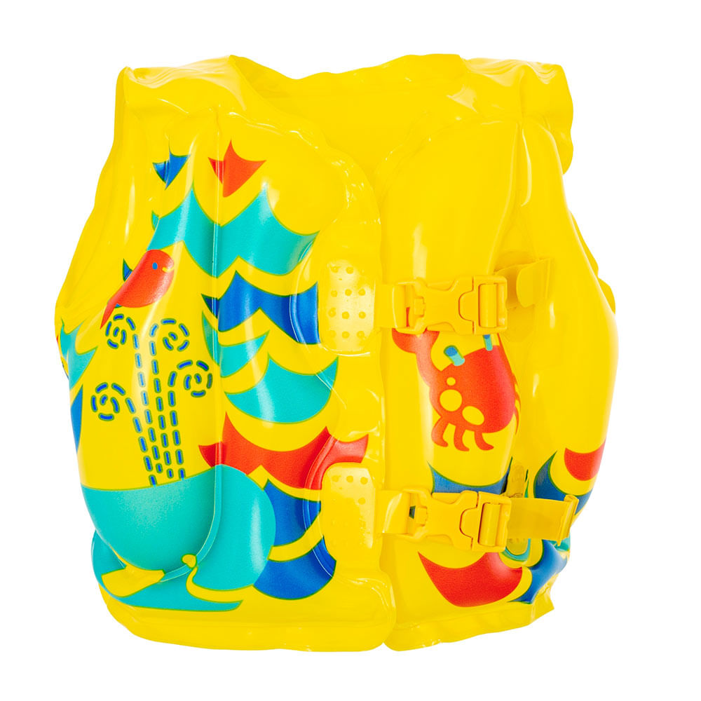 Chaleco Inflable PVC Cangrejito Amarillo Bestway