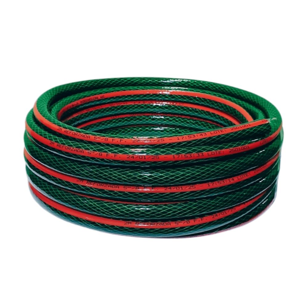 Manguera 1/2 Reforzada Verde/Rojo 2mx10m