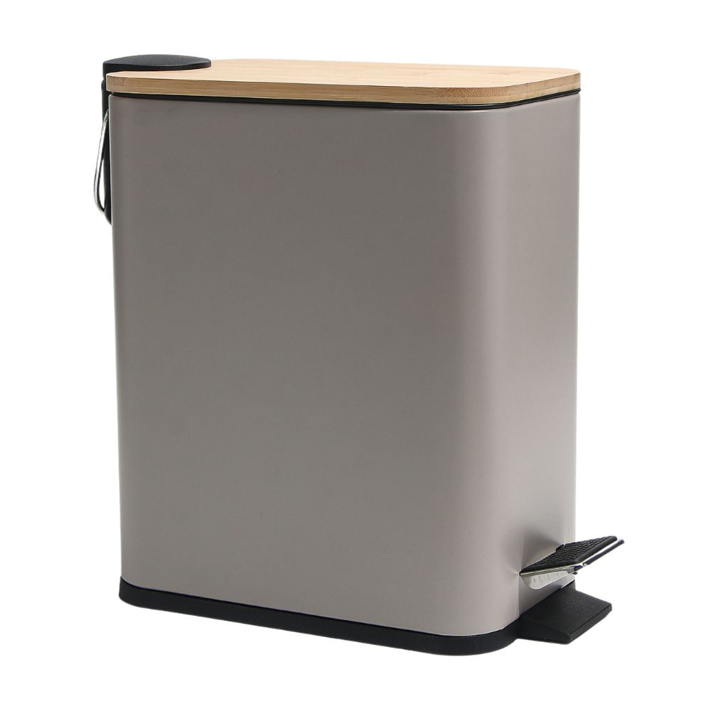 Papelera de Baño Orange Modelo BIR0013LAWD 5 litros Taupe con Acabado Mate