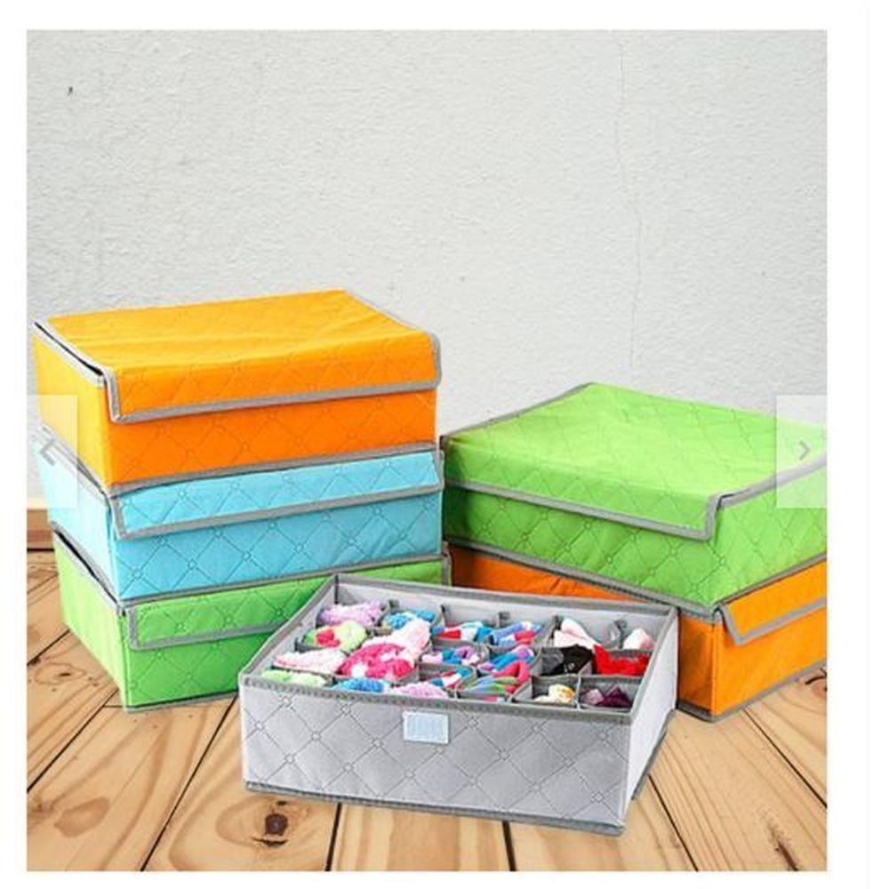 Organizador de Medias Ropa Interior con Tapa 24 Espacios