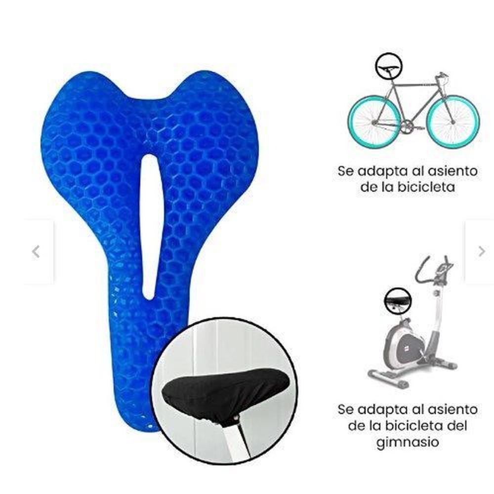 Asiento Cojín Gel de Silicona para Bicicleta Funda