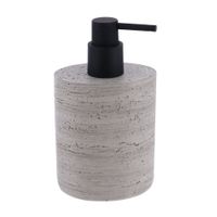 Dispensador de Jabón Poliresina Efecto Concreto Gris Modelo 62174180