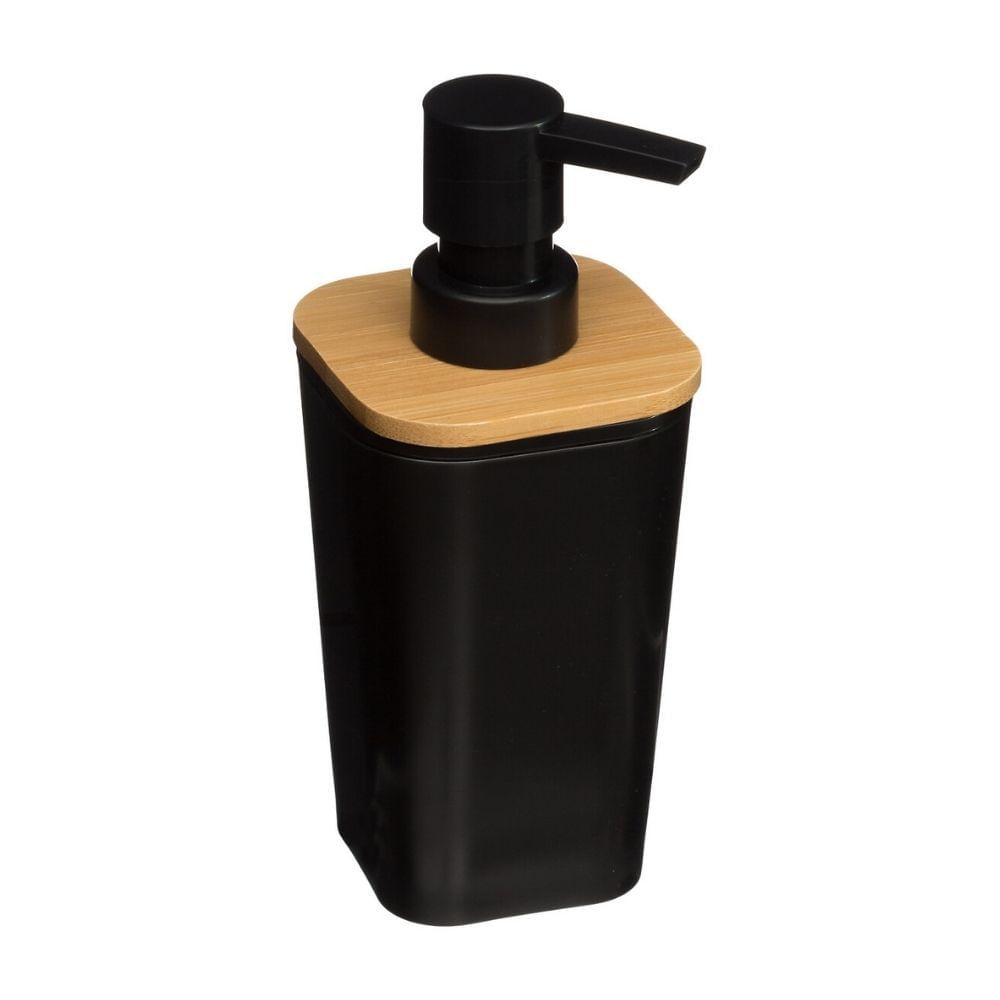 Dispensador de Jabón Poliestireno Natureo Negro Modelo 140749N
