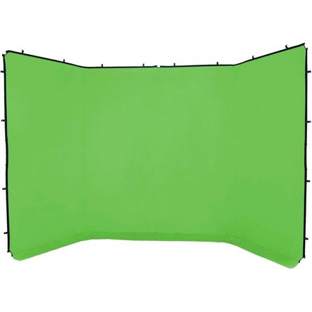 Cubierta Verde Chroma Key Manfrotto para Fondo Panorámico de 13' - Clips para Marco, Material Museli 910681-REG Cubierta Verde Chroma Key Manfrotto para Fondo Panorámico de 13' - Clips para Marco, Material Museli 910681-REG