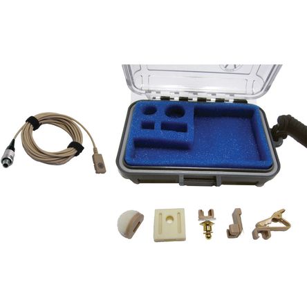 Micrófono Lavalier Omnidireccional Miniatura Impermeable Voice Technologies VT506 con Conector Lemo 1004726-REG