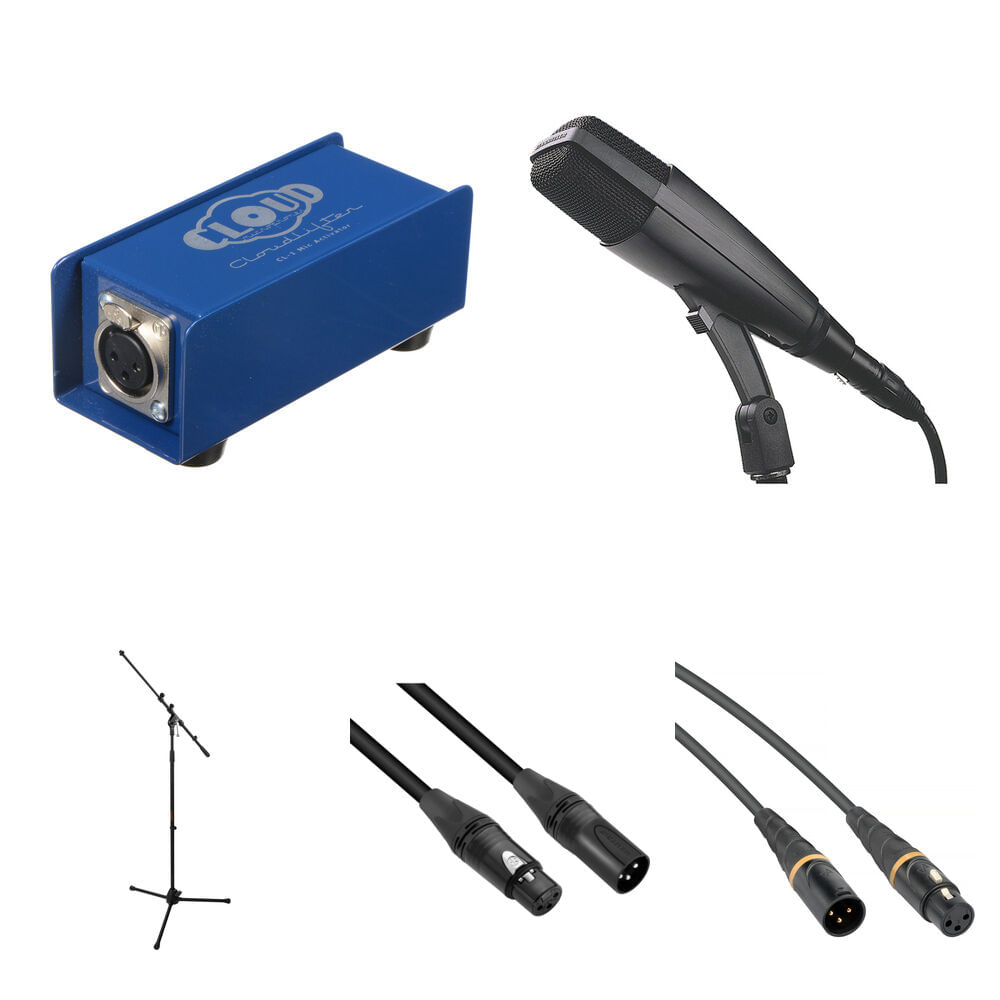 Micrófono Sennheiser MD 421-II con Cloudlifter CL-1, Soporte de Trípode MS-5230T y Kit de Cables XLR 1457625-REG Micrófono Sennheiser MD 421-II con Cloudlifter CL-1, Soporte de Trípode MS-5230T y Kit de Cables XLR 1457625-REG