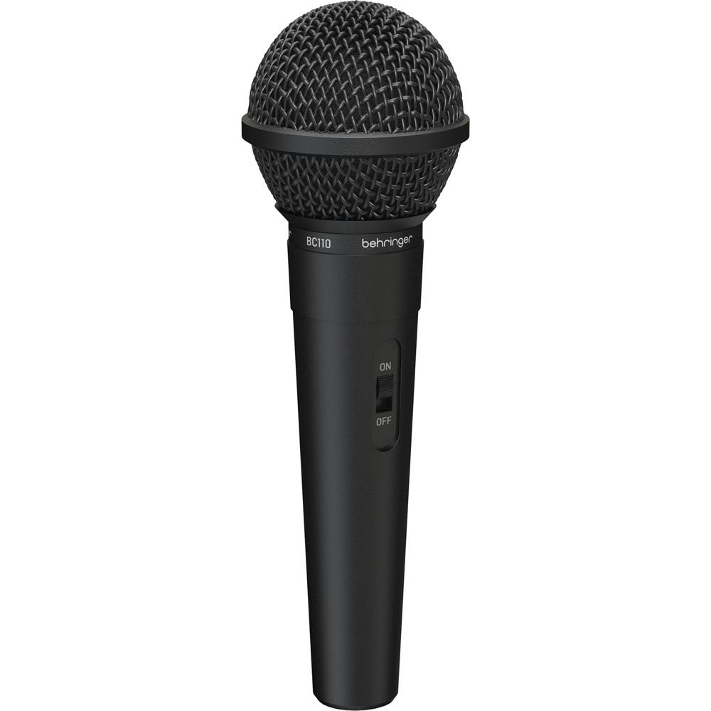 Micrófono Vocal Dinámico de Mano Behringer BC110 - Ideal para Cantar, Fiestas y Anuncios, Ligero y D 1819627-REG Micrófono Vocal Dinámico de Mano Behringer BC110 - Ideal para Cantar, Fiestas y Anuncios, Ligero y D 1819627-REG