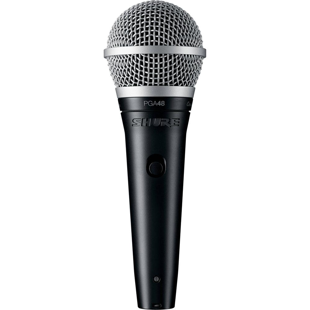 Micrófono Vocal Dinámico Shure PGA48 con Patrón Cardioide, Interruptor On/Off, Incluye Clip, Adaptad 1128582-REG Micrófono Vocal Dinámico Shure PGA48 con Patrón Cardioide, Interruptor On/Off, Incluye Clip, Adaptad 1128582-REG
