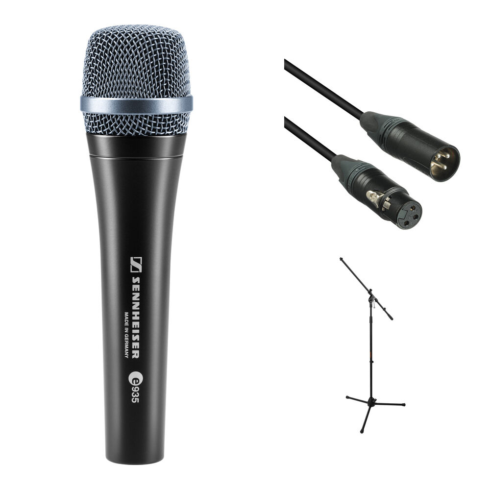 Micrófono Vocal Dinámico Sennheiser E935 con Soporte y Cable - Kit de Rendimiento Profesional con Mi 1240926-REG Micrófono Vocal Dinámico Sennheiser E935 con Soporte y Cable - Kit de Rendimiento Profesional con Mi 1240926-REG
