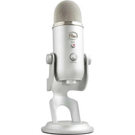 Micrófono USB Blue Yeti (Plata) - Ideal para Podcasting, Streaming, ASMR y Más, con Calidad de Trans 857749-REG Micrófono USB Blue Yeti (Plata) - Ideal para Podcasting, Streaming, ASMR y Más, con Calidad de Trans 857749-REG