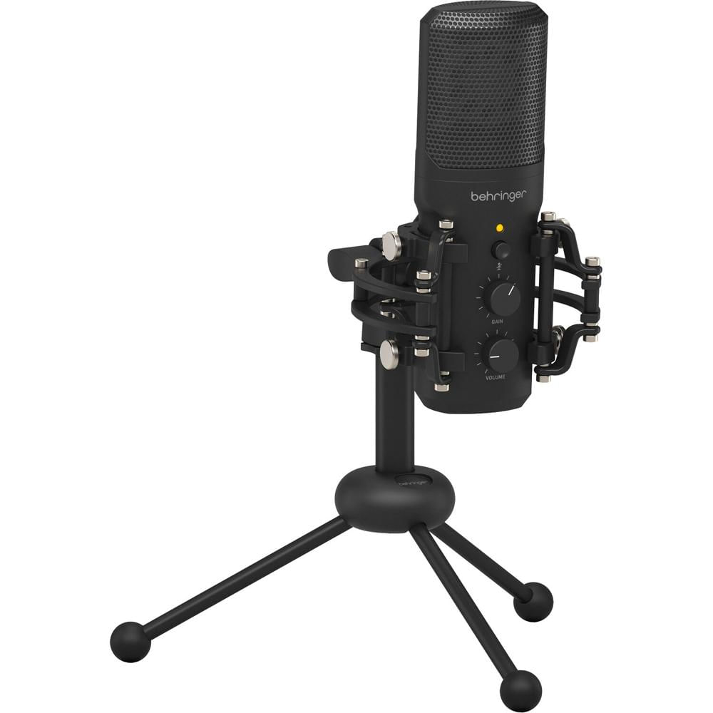 Micrófono USB Condensador Cardioide Behringer BU200 Premium con Soporte - Ideal para Podcasting y Gr 1815825-REG Micrófono USB Condensador Cardioide Behringer BU200 Premium con Soporte - Ideal para Podcasting y Gr 1815825-REG