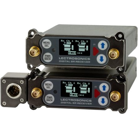 Receptor Digital de Dos Canales Lectrosonics DSR (B1C1: 537 a 691 MHz) - Ideal para Producción Móvil 1702119-REG