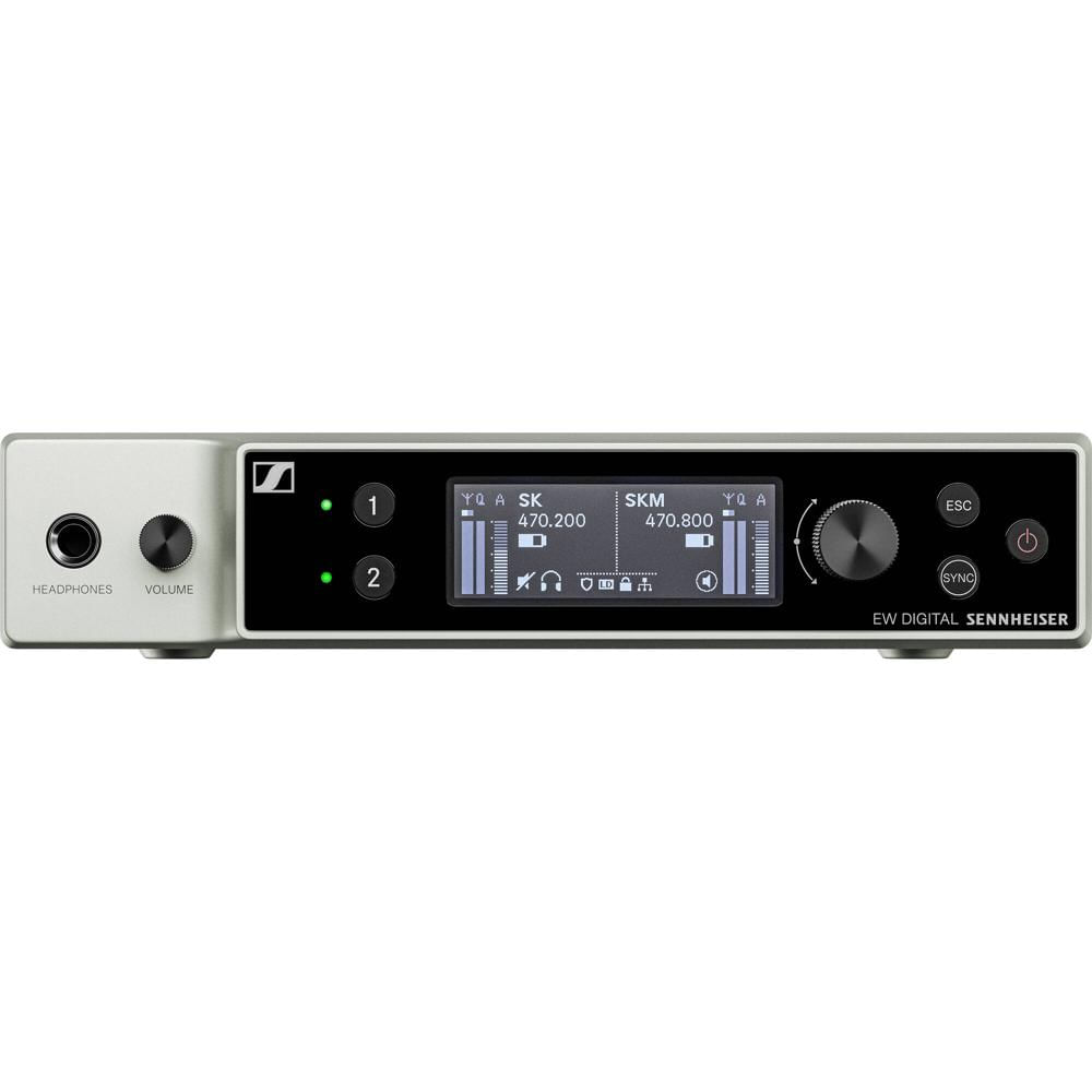 Receptor Rackmount Digital de Dos Canales Sennheiser EW-DX EM 2 (R1-9: 520 a 607 MHz) - Sistema Inal 1711566-REG Receptor Rackmount Digital de Dos Canales Sennheiser EW-DX EM 2 (R1-9: 520 a 607 MHz) - Sistema Inal 1711566-REG