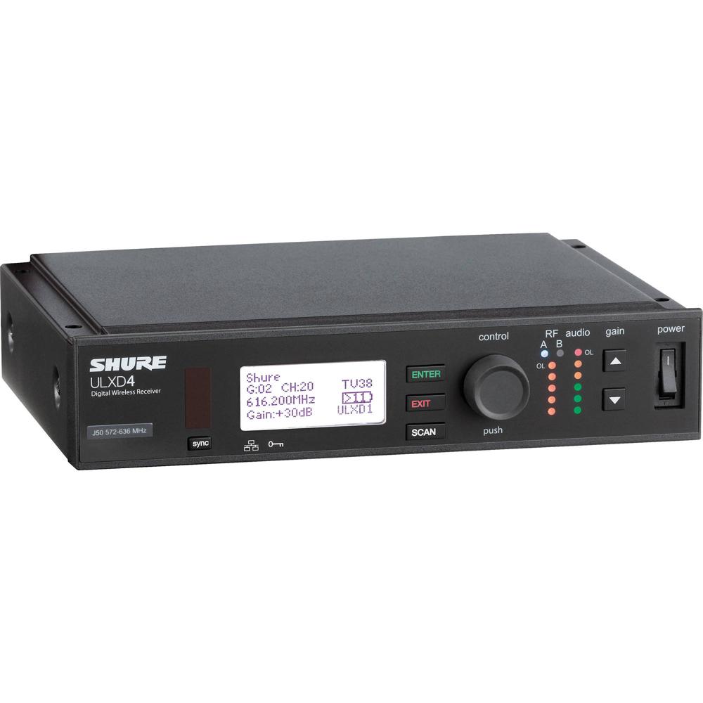 Receptor Inalámbrico Digital Shure ULXD4 de Canal Único (J50A: 572 a 608 + 614 a 616 MHz) para Grand 1463598-REG Receptor Inalámbrico Digital Shure ULXD4 de Canal Único (J50A: 572 a 608 + 614 a 616 MHz) para Grand 1463598-REG