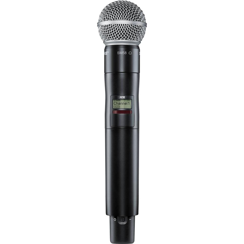 Shure AD2/SM58 - Transmisor Inalámbrico de Mano Digital con Cápsula SM58 para Sistemas Axient Digita 1345587-REG Shure AD2/SM58 - Transmisor Inalámbrico de Mano Digital con Cápsula SM58 para Sistemas Axient Digita 1345587-REG
