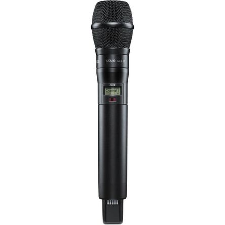 Shure ADX2/K9B Transmisor Inalámbrico de Mano Digital con Cápsula KSM9 (G57: 470 a 616 MHz, Negro) - 1404867-REG Shure ADX2/K9B Transmisor Inalámbrico de Mano Digital con Cápsula KSM9 (G57: 470 a 616 MHz, Negro) - 1404867-REG