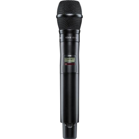 Shure AD2/KSM9B Micrófono Inalámbrico Digital de Mano con Transmisor y Cápsula KSM9 (G57: 470 a 616 1345591-REG Shure AD2/KSM9B Micrófono Inalámbrico Digital de Mano con Transmisor y Cápsula KSM9 (G57: 470 a 616 1345591-REG