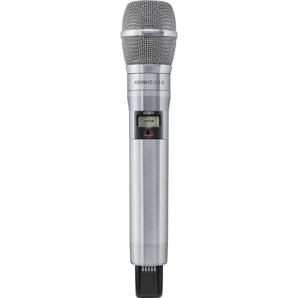 Shure ADX2FD/K9HSN Micrófono Inalámbrico Digital de Mano con Cápsula KSM9HS (G57: 470 a 616 MHz, Níq 1404879-REG Shure ADX2FD/K9HSN Micrófono Inalámbrico Digital de Mano con Cápsula KSM9HS (G57: 470 a 616 MHz, Níq 1404879-REG