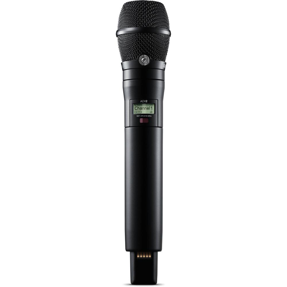 Shure ADX2/K11B Transmisor Inalámbrico de Mano Digital con Cápsula KSM11 (G57: 470 a 616 MHz, Negro) 1785175-REG Shure ADX2/K11B Transmisor Inalámbrico de Mano Digital con Cápsula KSM11 (G57: 470 a 616 MHz, Negro) 1785175-REG