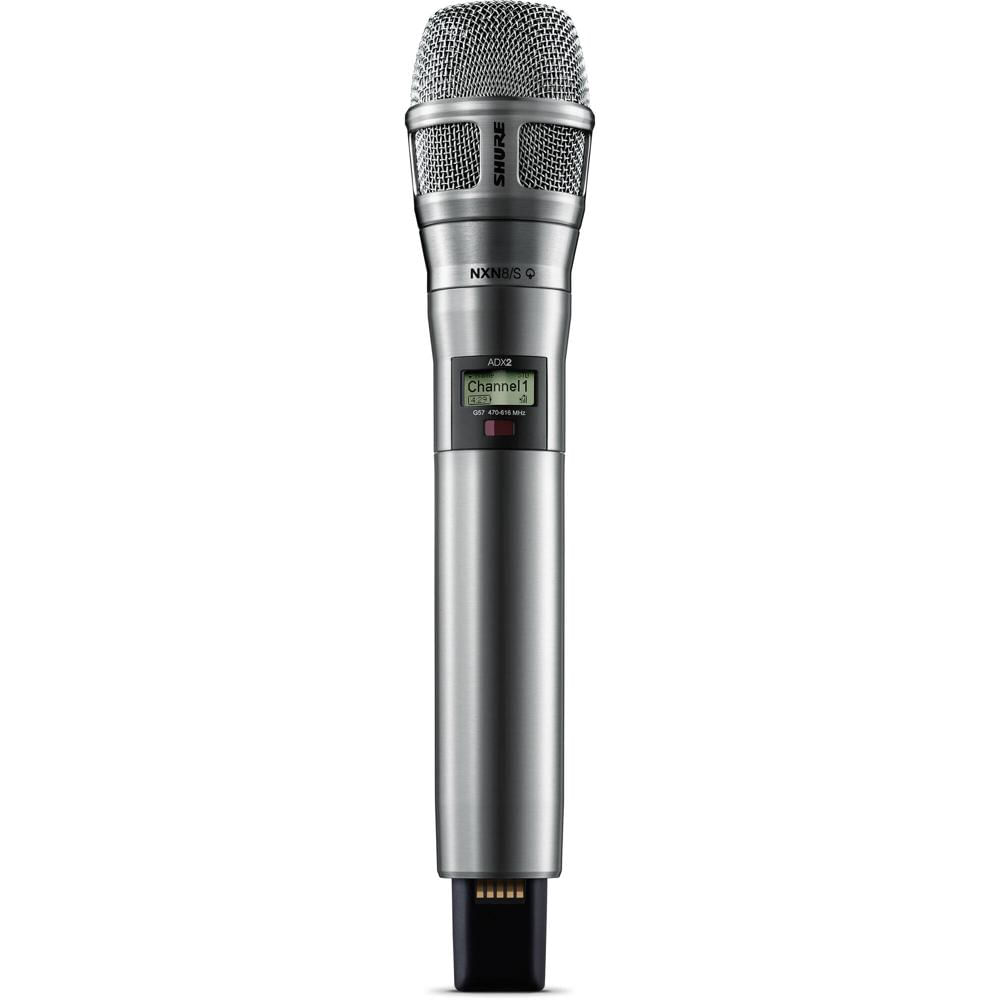 Shure ADX2/8SN Micrófono Inalámbrico Digital de Mano con Cápsula Supercardioide Nexadyne 8/S (G57: 4 1837277-REG Shure ADX2/8SN Micrófono Inalámbrico Digital de Mano con Cápsula Supercardioide Nexadyne 8/S (G57: 4 1837277-REG