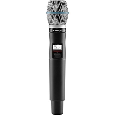 Shure QLXD2/B87C Micrófono Inalámbrico Digital de Mano con Cápsula Beta 87C - Para Receptores QLX-D, 1077169-REG Shure QLXD2/B87C Micrófono Inalámbrico Digital de Mano con Cápsula Beta 87C - Para Receptores QLX-D, 1077169-REG