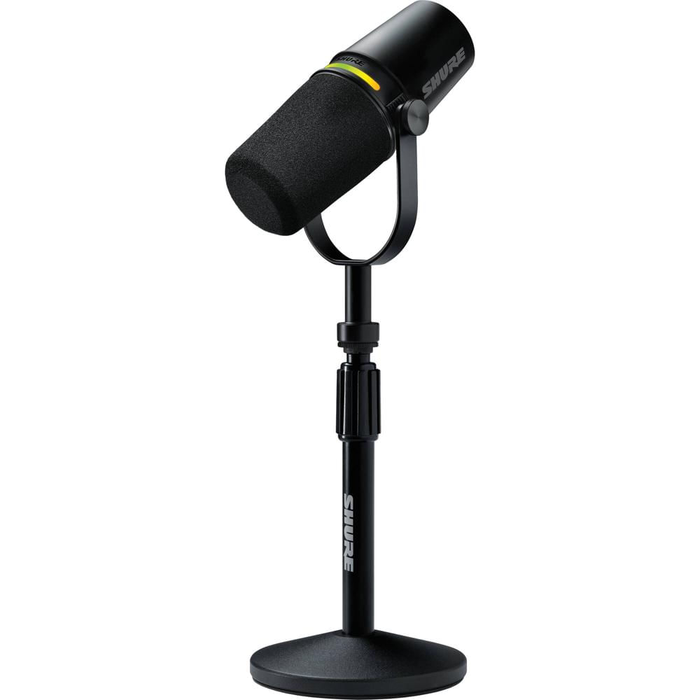 Shure MV7+-K Paquete de Micrófono Podcast XLR/USB con Soporte de Escritorio Gator (Negro) - Sonido L 1808587-REG Shure MV7+-K Paquete de Micrófono Podcast XLR/USB con Soporte de Escritorio Gator (Negro) - Sonido L 1808587-REG