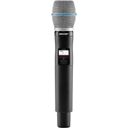 Shure QLXD2/B87A Micrófono Inalámbrico de Mano Digital con Cápsula Beta 87A - 2560 Frecuencias Selec 1077164-REG