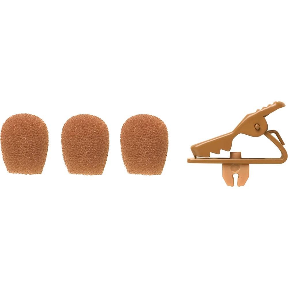 Shure RPM153 Clip de Cuello Estilo Cocodrilo y 3 Pantallas Antiviento para Micrófono MX153 Earset (C 1806174-REG Shure RPM153 Clip de Cuello Estilo Cocodrilo y 3 Pantallas Antiviento para Micrófono MX153 Earset (C 1806174-REG