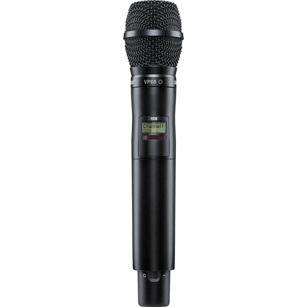 Shure AD2/VP68 Micrófono Inalámbrico Digital de Mano con Cápsula VP68 (G57: 470 a 616 MHz) - Para Si 1345624-REG Shure AD2/VP68 Micrófono Inalámbrico Digital de Mano con Cápsula VP68 (G57: 470 a 616 MHz) - Para Si 1345624-REG