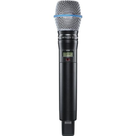 Shure ADX2/B87A Micrófono Inalámbrico Digital de Mano con Cápsula Beta 87A - Para Sistemas Axient Di 1404863-REG