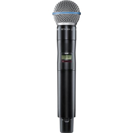 Shure ADX2/B58 Micrófono Inalámbrico Digital de Mano con Cápsula Beta 58A (G57: 470 a 616 MHz) - Par 1404862-REG