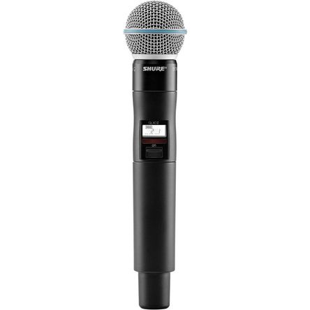 Shure QLXD2/B58A Micrófono Inalámbrico Digital de Mano con Cápsula Beta 58A - Para Receptores QLX-D, 1077172-REG Shure QLXD2/B58A Micrófono Inalámbrico Digital de Mano con Cápsula Beta 58A - Para Receptores QLX-D, 1077172-REG