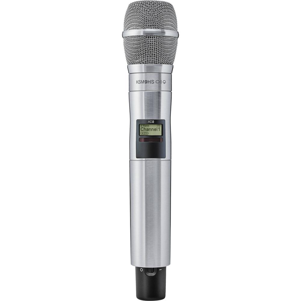 Transmisor Inalámbrico de Mano Digital Shure AD2/KSM9HSN con Cápsula KSM9 - Para Sistemas Axient Dig 1345581-REG Transmisor Inalámbrico de Mano Digital Shure AD2/KSM9HSN con Cápsula KSM9 - Para Sistemas Axient Dig 1345581-REG