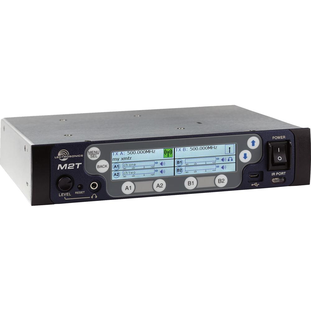 Transmisor Digital Lectrosonics M2T IEM Half-Rack con Dante (470 a 608 MHz) - Monitor Inalámbrico IE 1334860-REG Transmisor Digital Lectrosonics M2T IEM Half-Rack con Dante (470 a 608 MHz) - Monitor Inalámbrico IE 1334860-REG