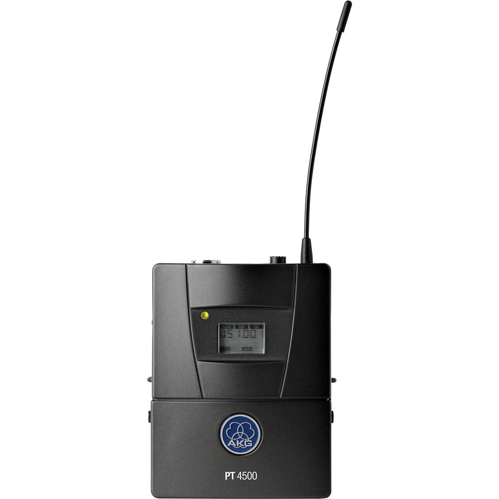 Transmisor de Cuerpo Inalámbrico AKG PT 4500 - Band 8 (570-600MHz), Construcción de Aluminio Resiste 737041-REG Transmisor de Cuerpo Inalámbrico AKG PT 4500 - Band 8 (570-600MHz), Construcción de Aluminio Resiste 737041-REG