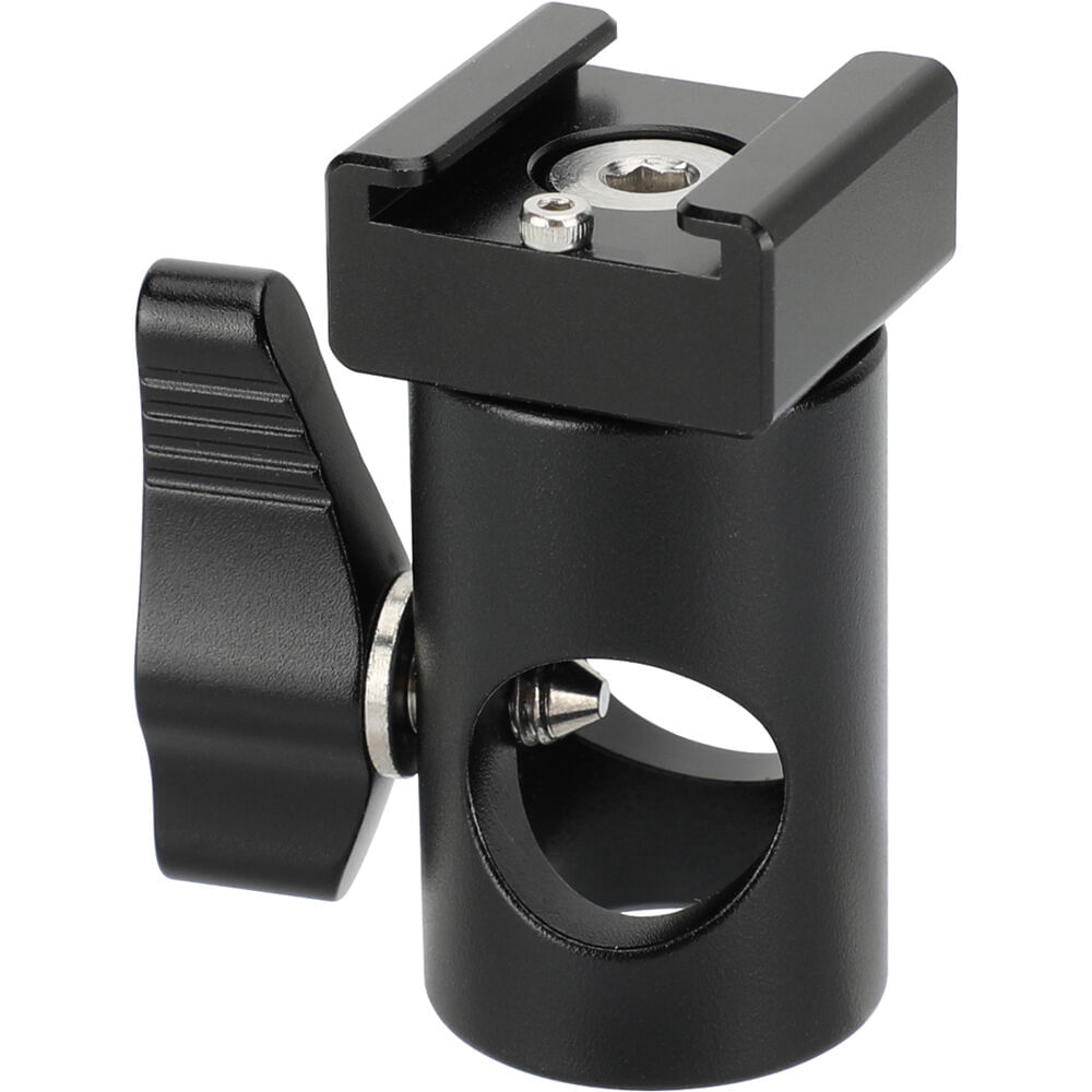 Adaptador de Soporte de Luz CAMVATE con Montura Fría (Palanca Negra) - Receptor Baby de 5/8 Adaptador de Soporte de Luz CAMVATE con Montura Fría (Palanca Negra) - Receptor Baby de 5/8