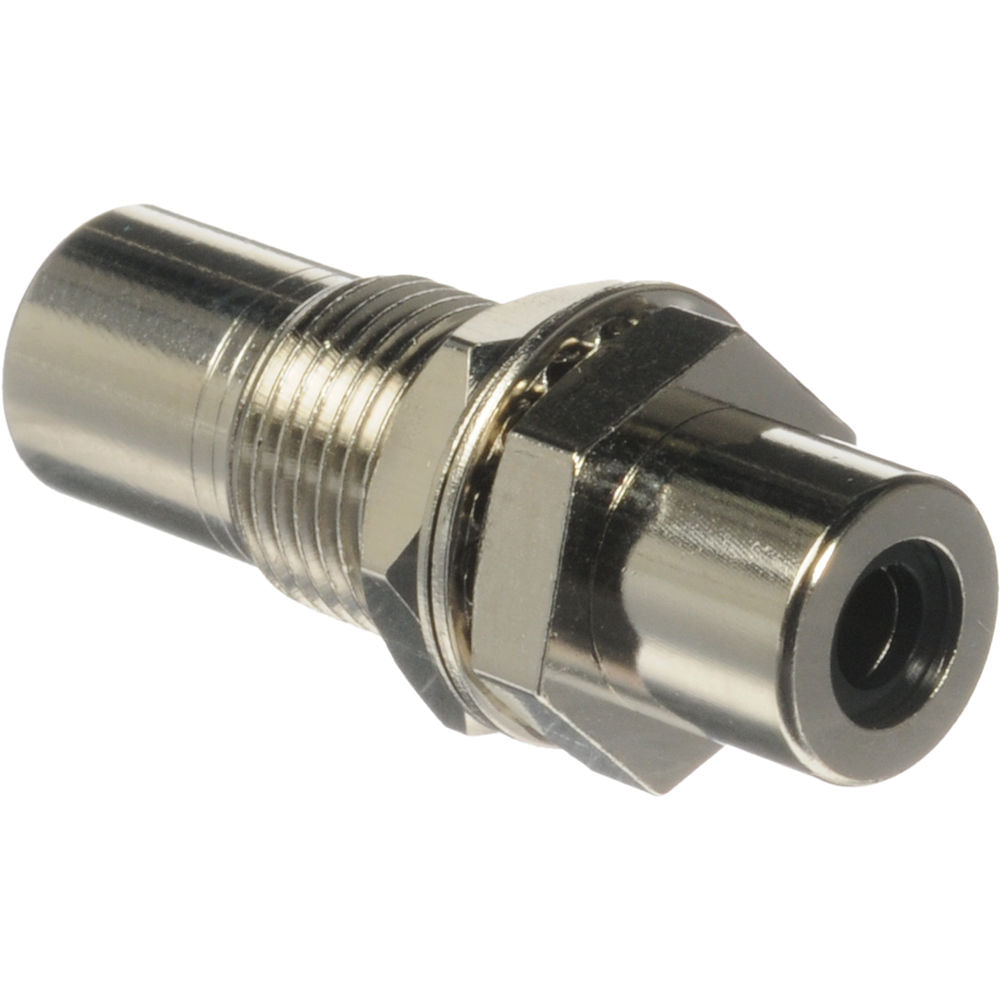 Adaptador de Montaje en Chasis RCA Jack a Jack Barrel - Negro de Comprehensive Cables 851029-REG Adaptador de Montaje en Chasis RCA Jack a Jack Barrel - Negro de Comprehensive Cables 851029-REG