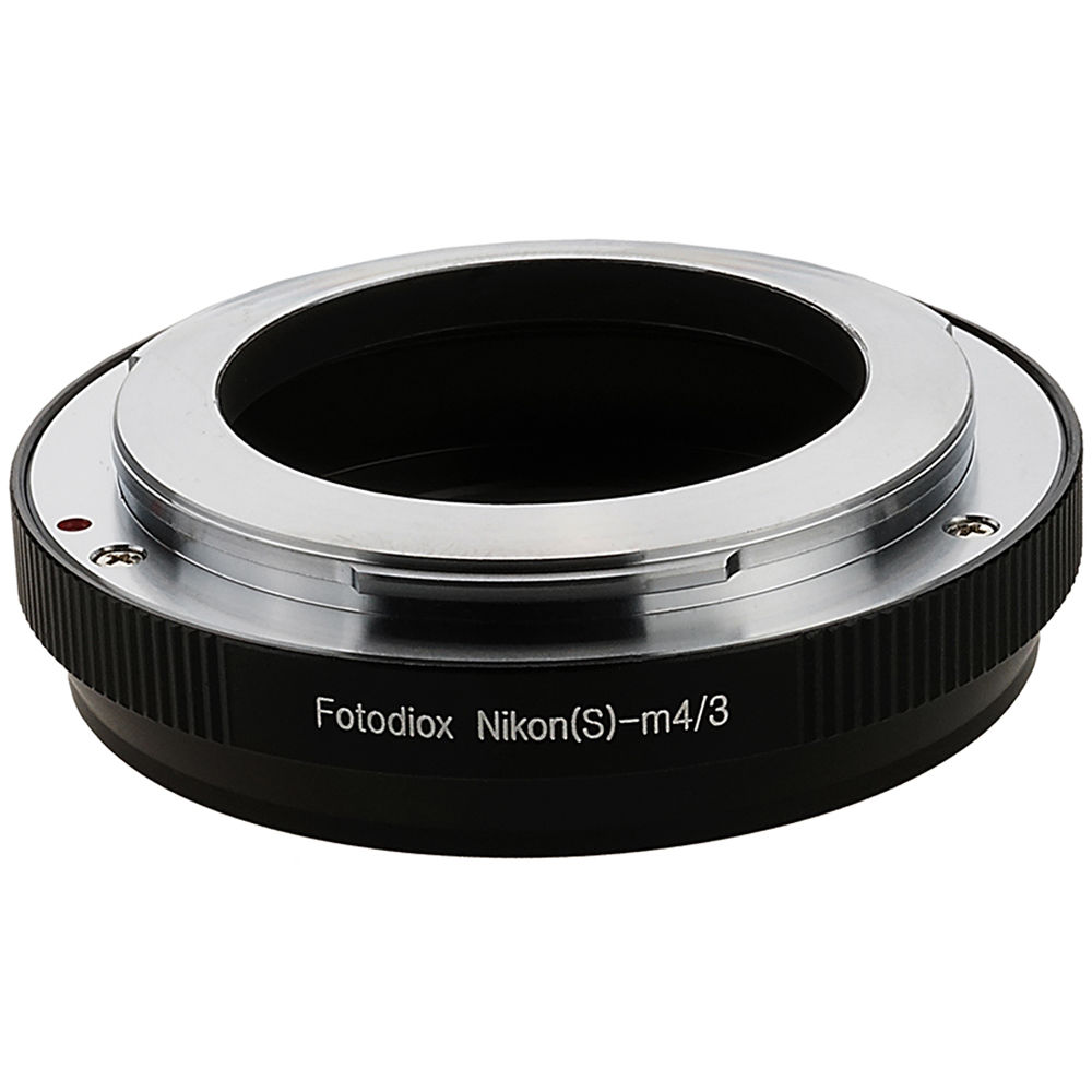 Adaptador FotodioX para Lentes Nikon S-Mount a Cuerpo Micro Cuatro Tercios - Soporta Enfoque Infinit 1413064-REG Adaptador FotodioX para Lentes Nikon S-Mount a Cuerpo Micro Cuatro Tercios - Soporta Enfoque Infinit 1413064-REG