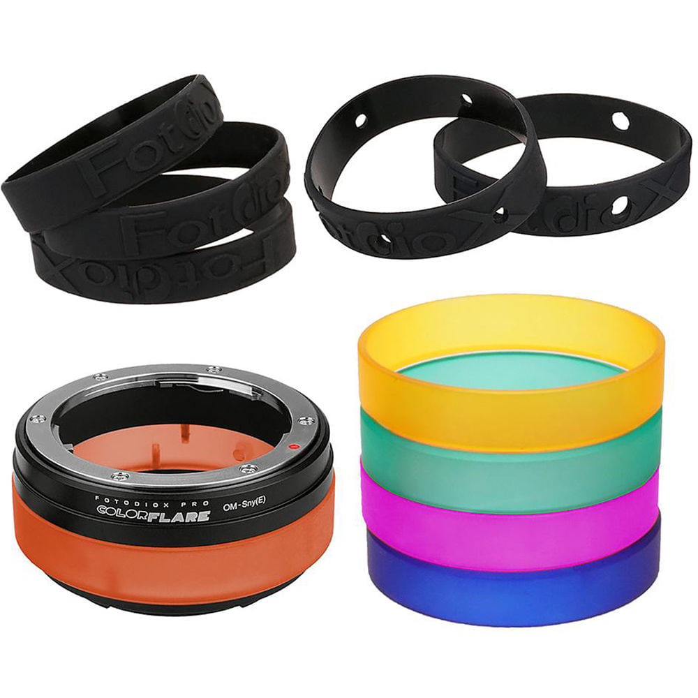 Adaptador FotodioX ArtFX ColorFlare de Montura Sony E para Lentes Olympus OM - Efecto de Flare y Fug 1407049-REG Adaptador FotodioX ArtFX ColorFlare de Montura Sony E para Lentes Olympus OM - Efecto de Flare y Fug 1407049-REG