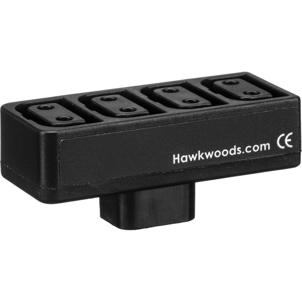 Adaptador PC-40 powerCON de Hawk-Woods: Divide un conector macho powerCON en cuatro hembra 1354035-REG Adaptador PC-40 powerCON de Hawk-Woods: Divide un conector macho powerCON en cuatro hembra 1354035-REG