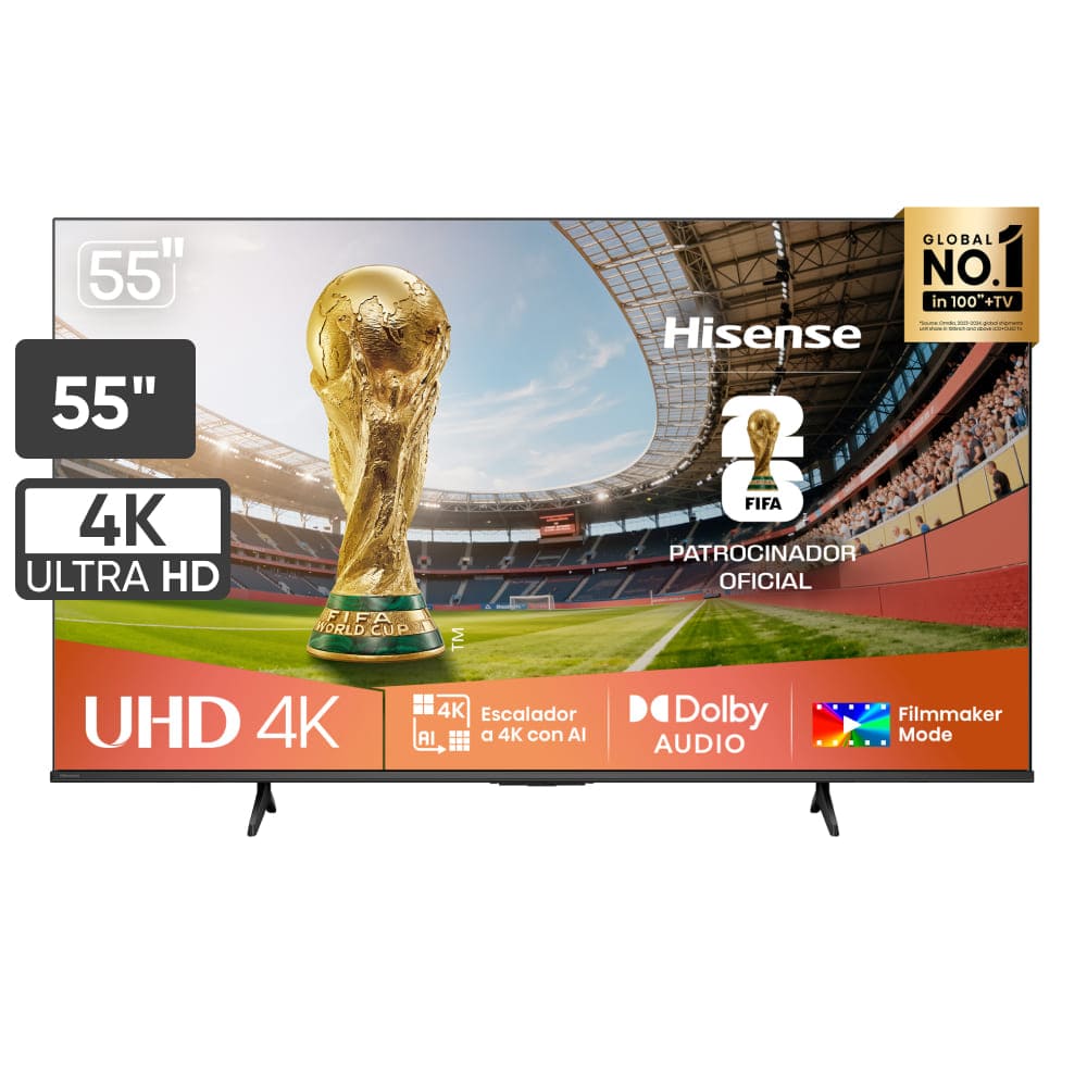 Televisor HISENSE LED 55"" UHD 4K Smart TV 55A5NV