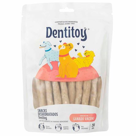 Alimento para Perro DENTITOY Snacks Deshidratados Paquete 250g