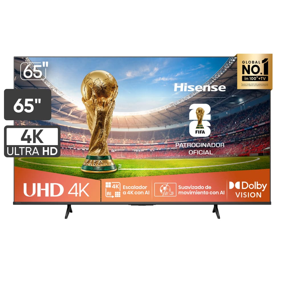 Televisor HISENSE LED 65"" UHD 4K Smart TV 65A6NV