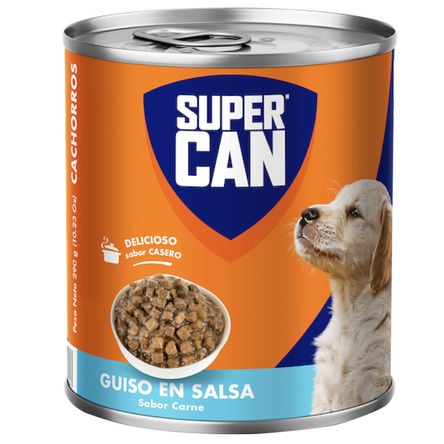 Alimento Húmedo para Perro SUPER CAN Cachorro Sabor Carne Lata 290g