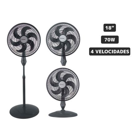Ventilador Pedestal BLACKLINE 18 Ventilador Pedestal BLACKLINE 18