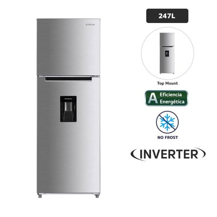 Refrigeradora BLACKLINE 247L No Frost TM 249LN-INV Inox