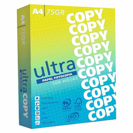 Papel Fotocopia ULTRA A4 75g Papel Fotocopia ULTRA A4 75g